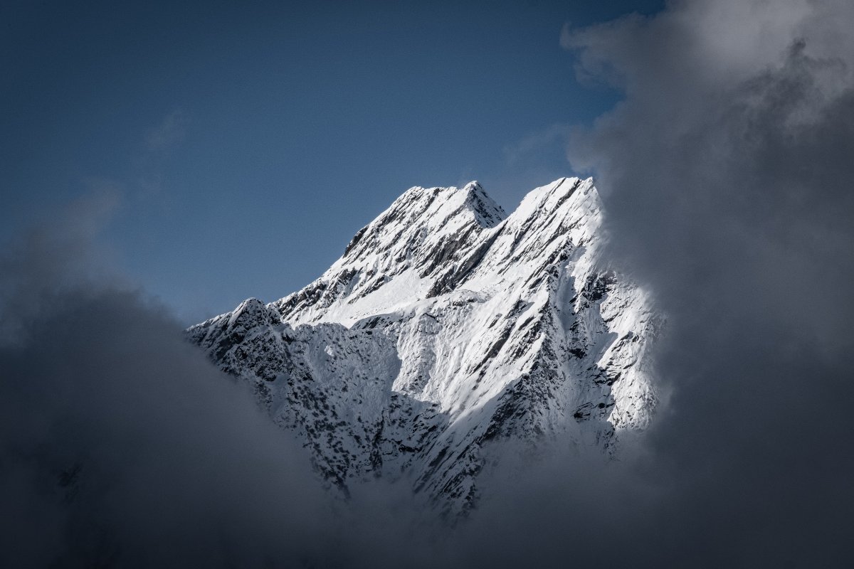 雪山山峰风景图片,高清图片