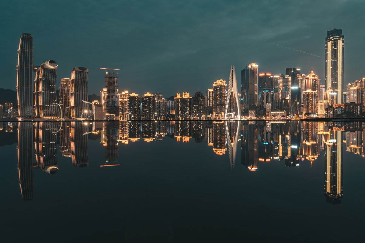 2020年城市夜光图图片