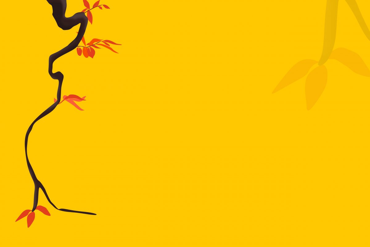 中国风黄色ppt背景图片