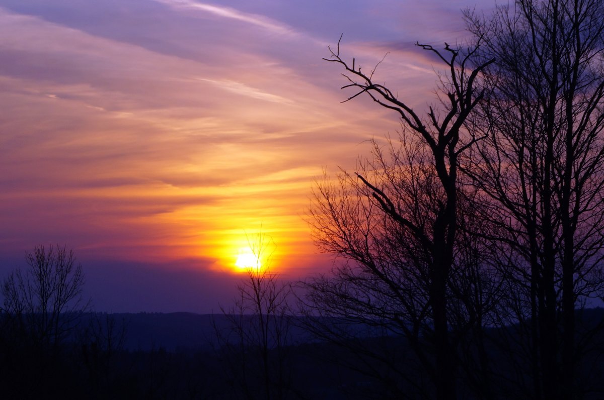夕阳西下最美图片图片