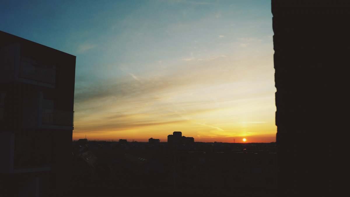 唯美日落风景图片