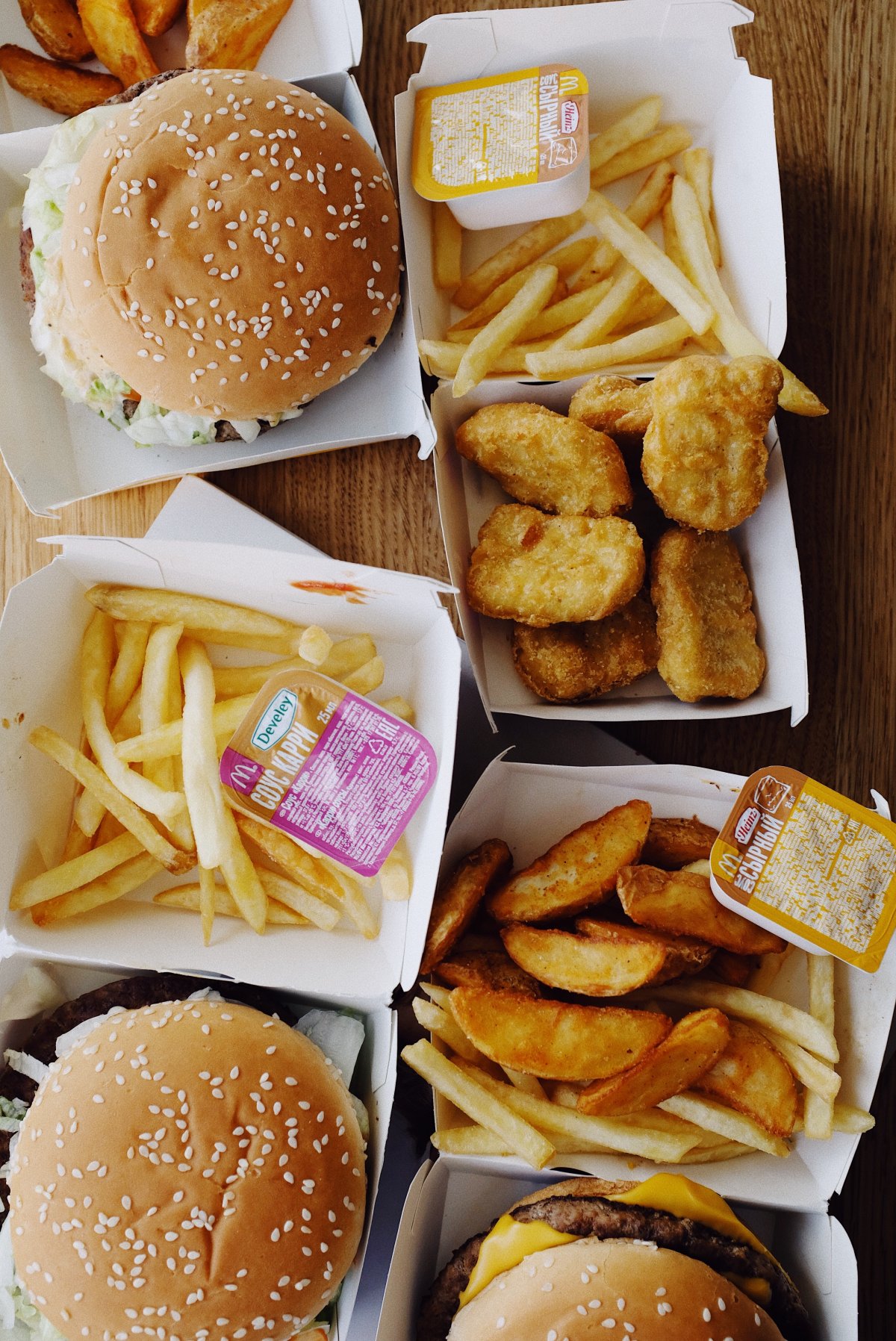 麦当劳食物图片 真实图片
