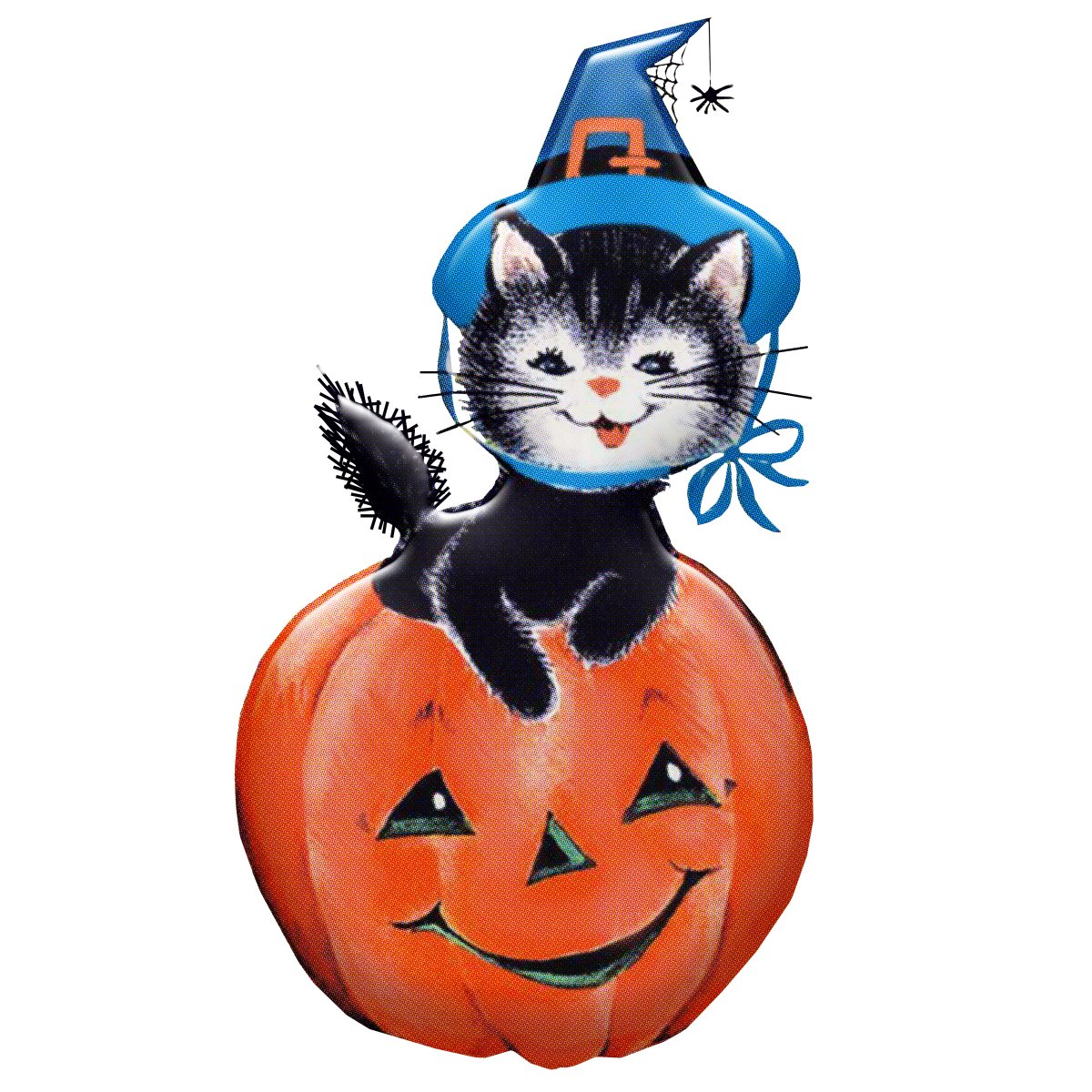 万圣节卡通猫图片