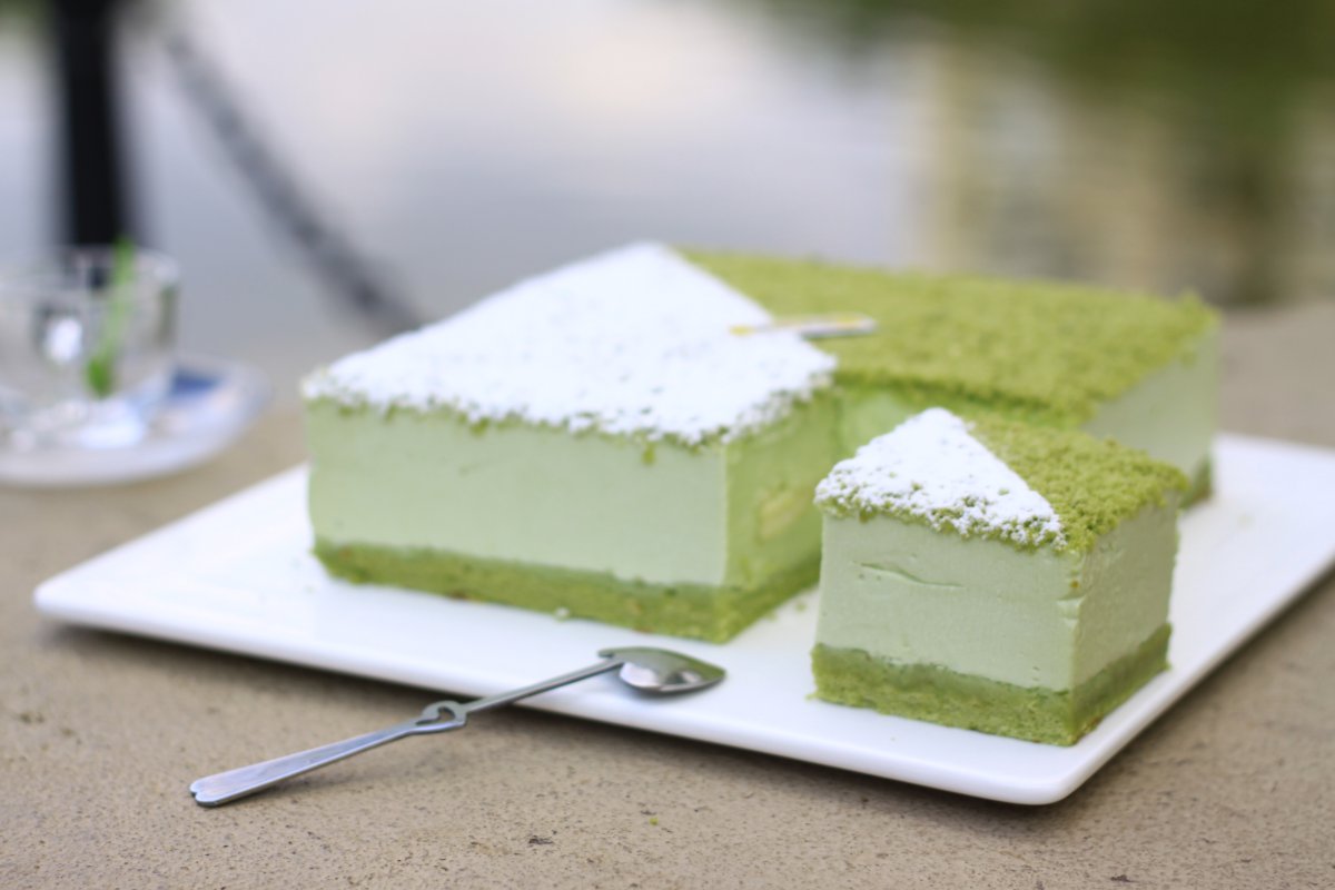抹茶蛋糕图片