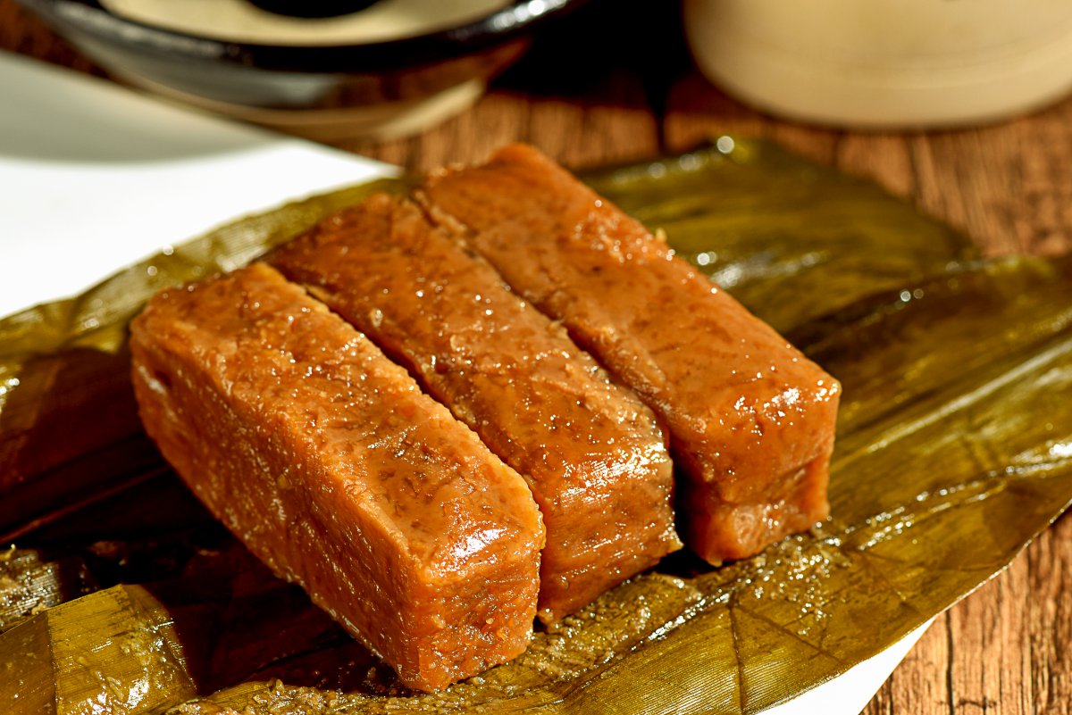 可口的四川小吃糍粑图片