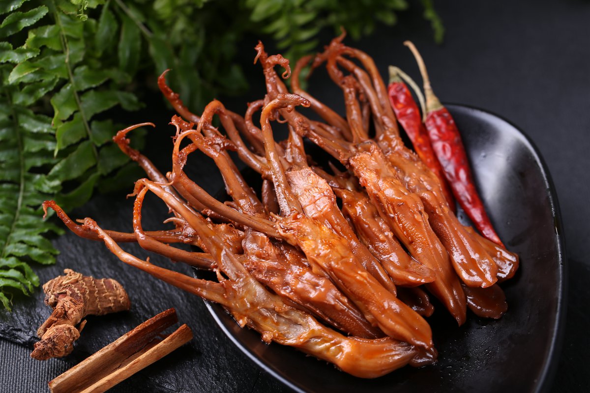 美味好吃的零食鸭货图片