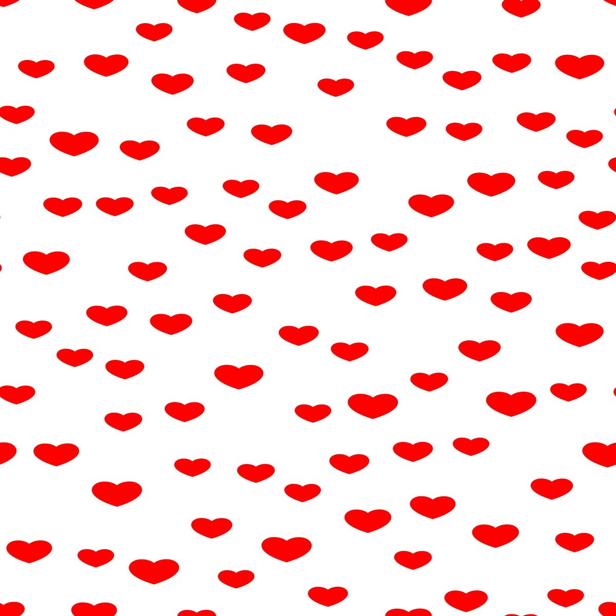 白底红心背景素材