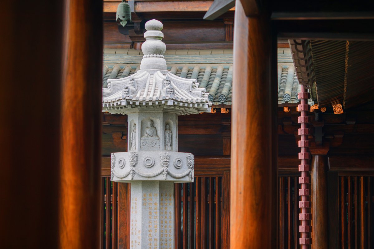 中國寺廟建築圖片