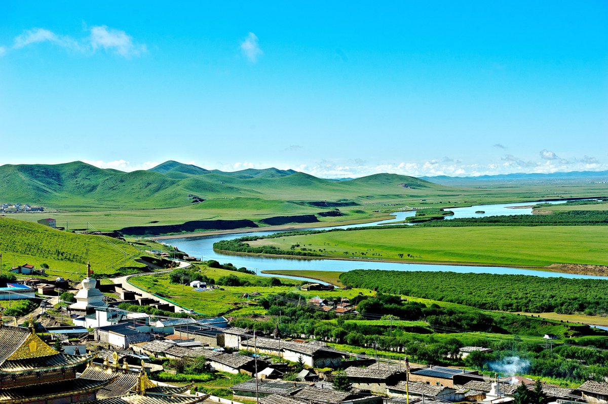 四川唐克乡风光图片,高清图片