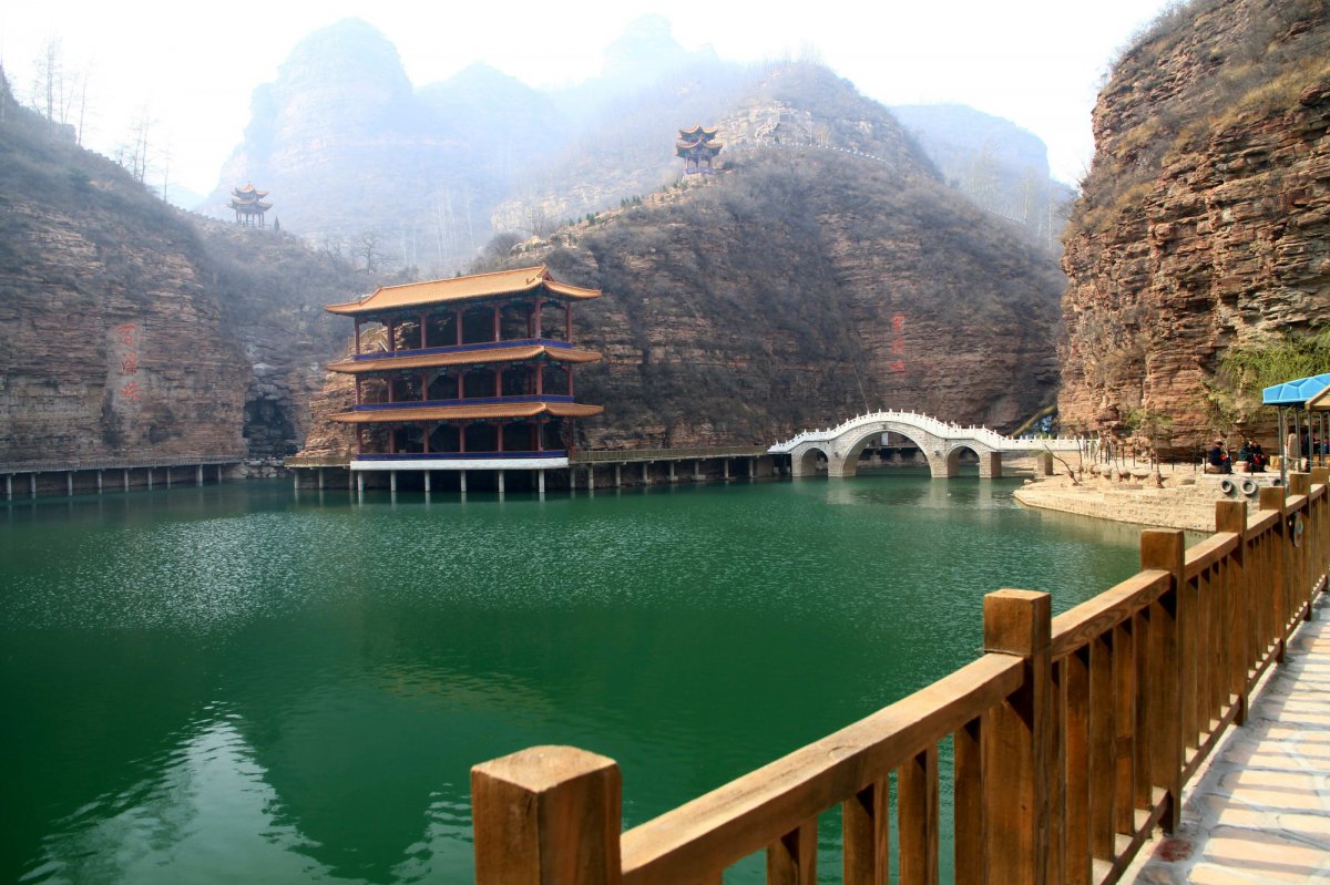 河北邯郸七步沟风景图片