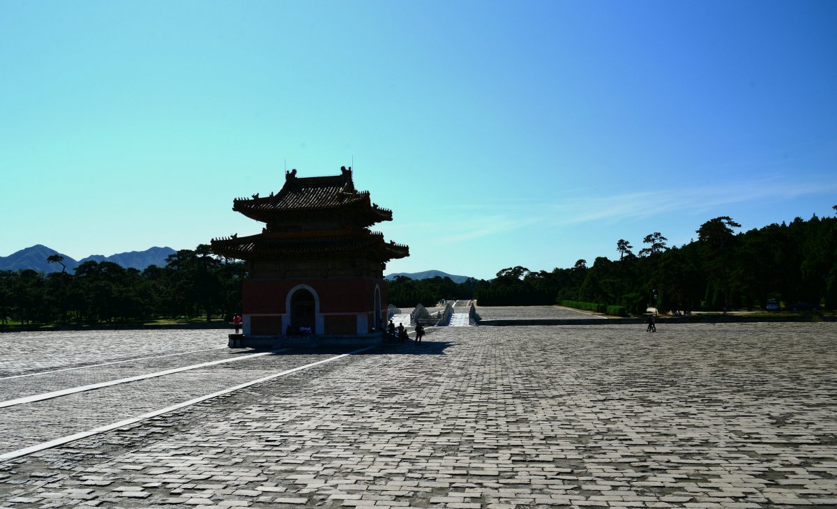 河北保定清西陵之泰陵風景圖片