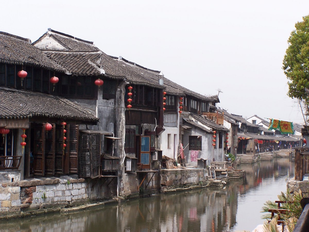 嘉兴西塘古镇图片