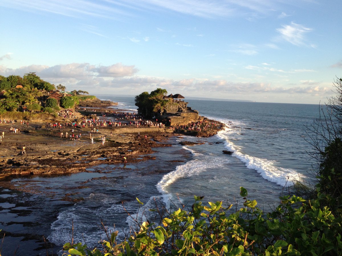 浪漫的印度尼西亞巴厘島海灘風景圖片,高清圖片