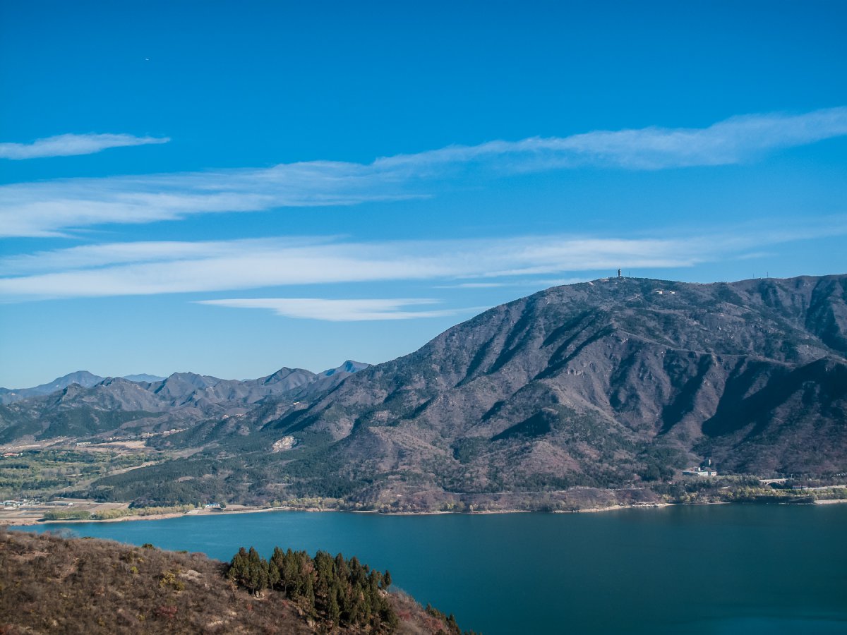 北京昌平十三陵水库风景图片