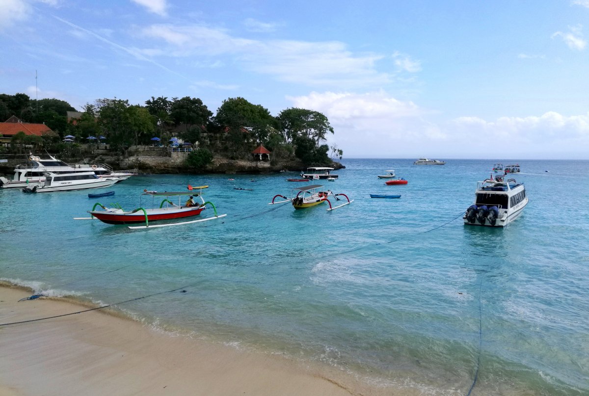 印尼巴厘島海邊風景圖片