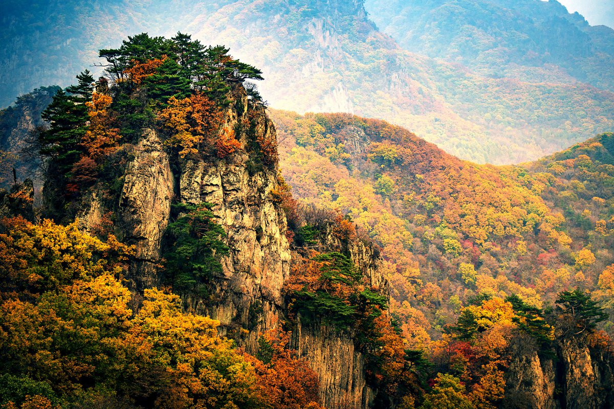 辽宁本溪关门山水库风景图片