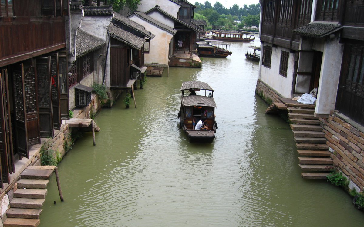 浙江烏鎮景色桌面壁紙,高清圖片