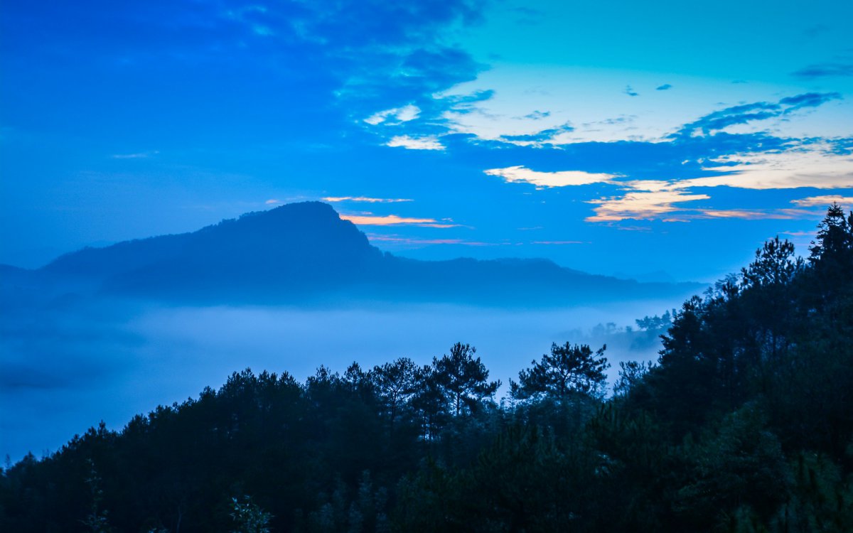 日出朝霞風景圖片,高清圖片