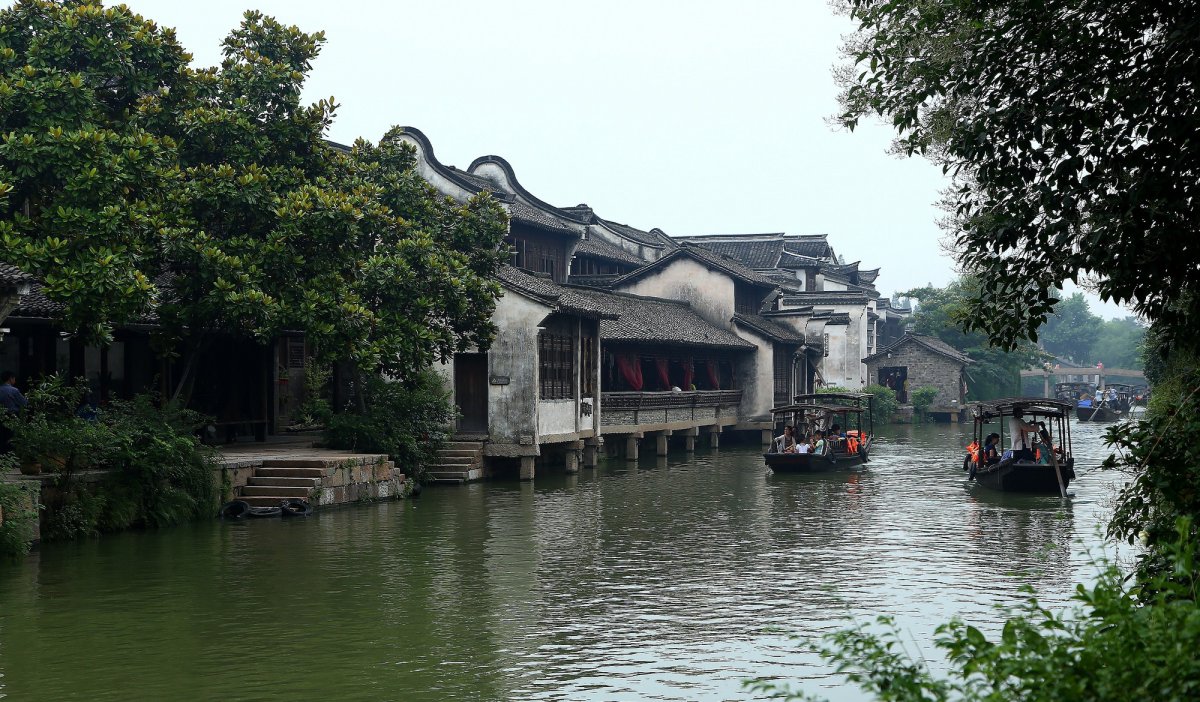 浙江烏鎮西柵風景圖片