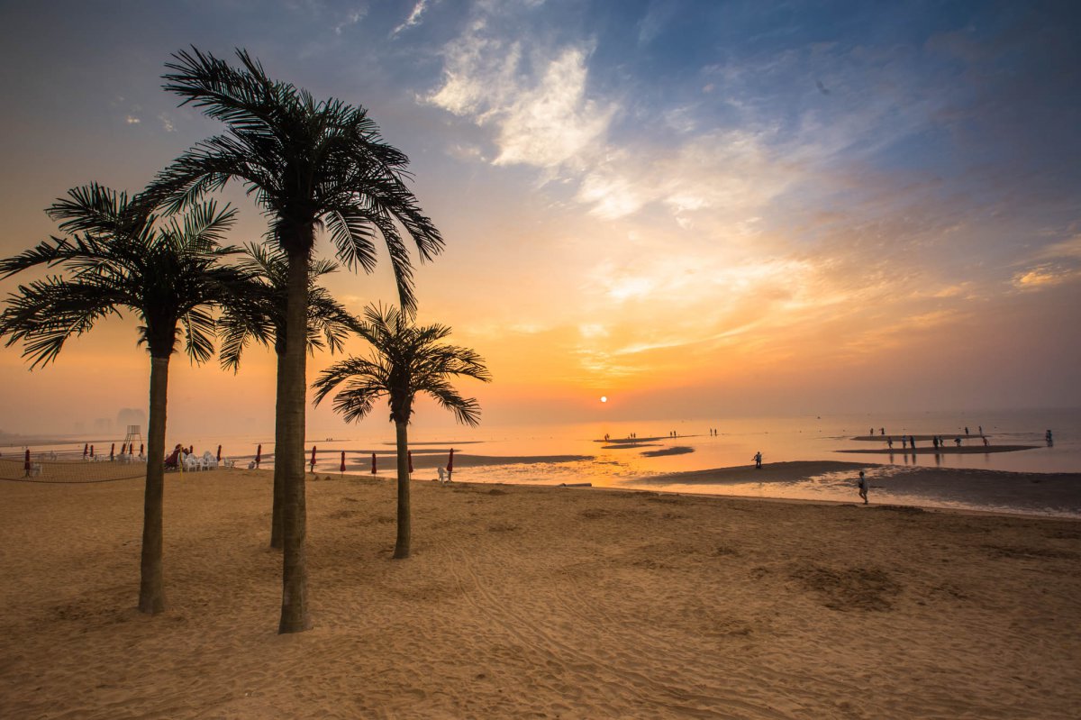 辽宁东戴河风景图片