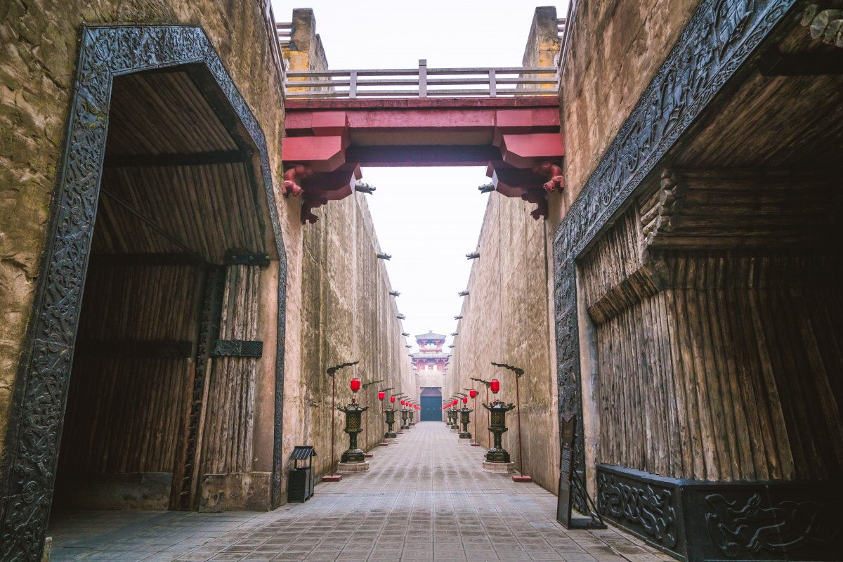 浙江横店影视城风景图片