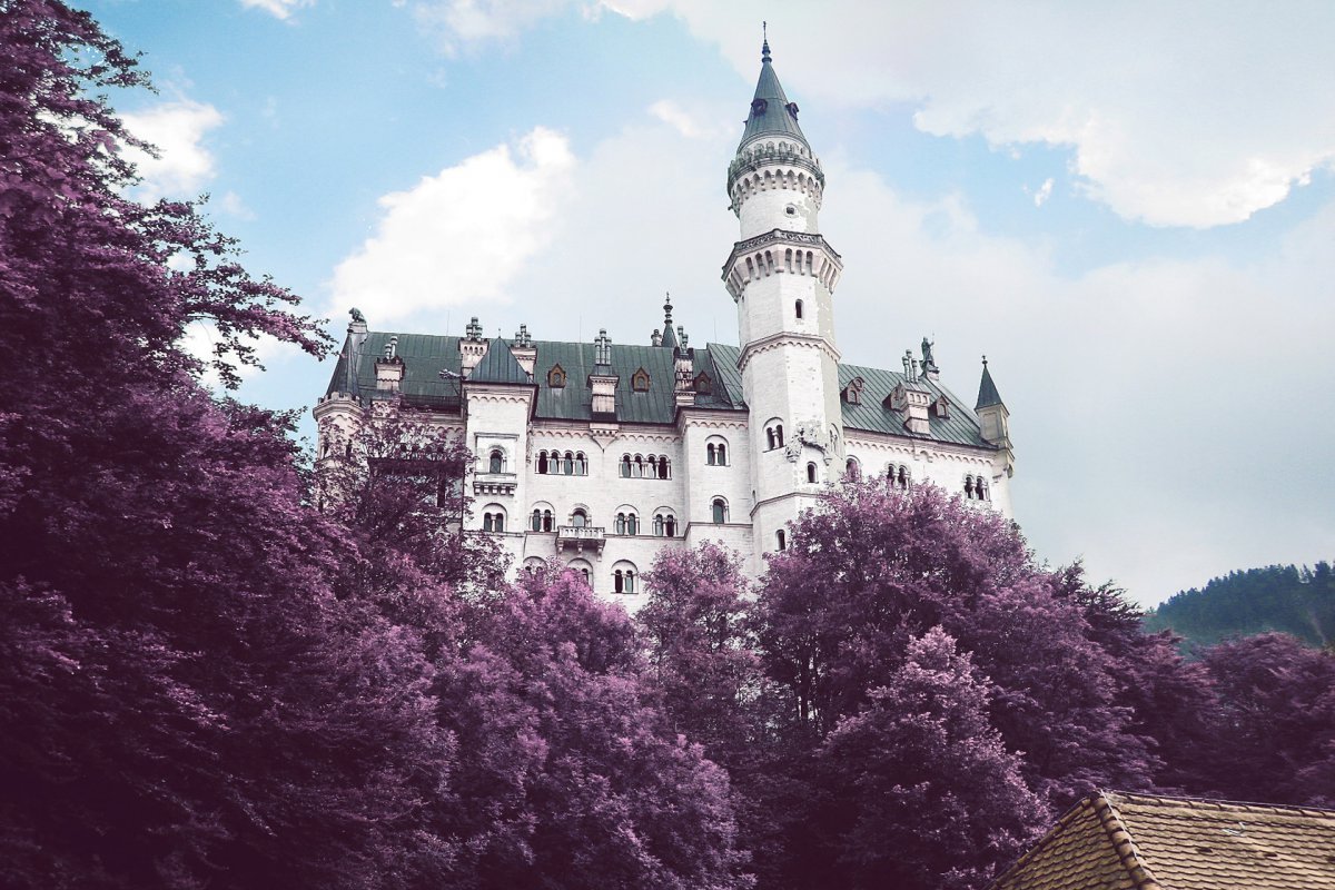 梦幻德国新天鹅堡图片