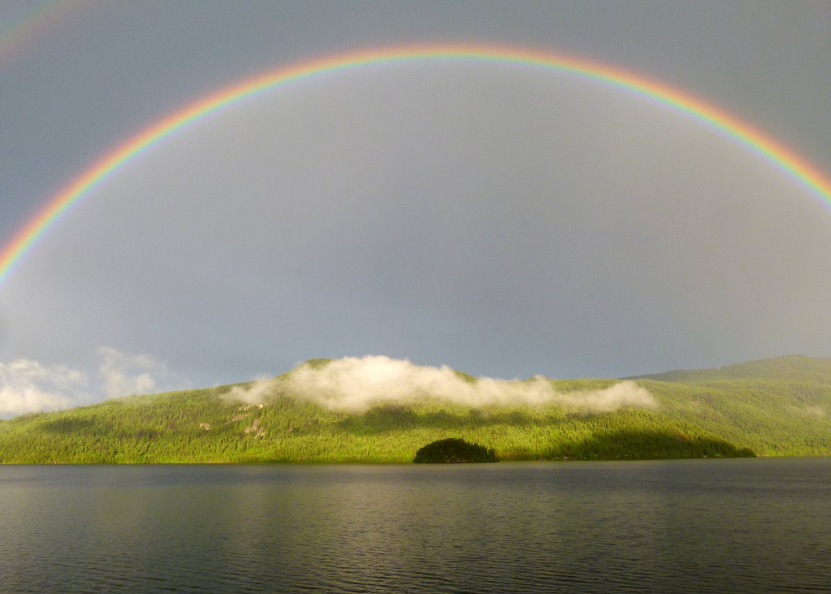 彩虹壁纸自然风景图片
