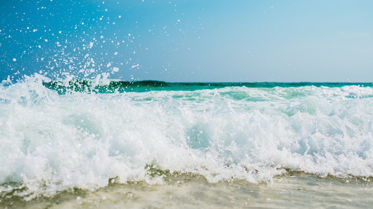 洶湧澎湃的大海海浪風景圖片,高清圖片