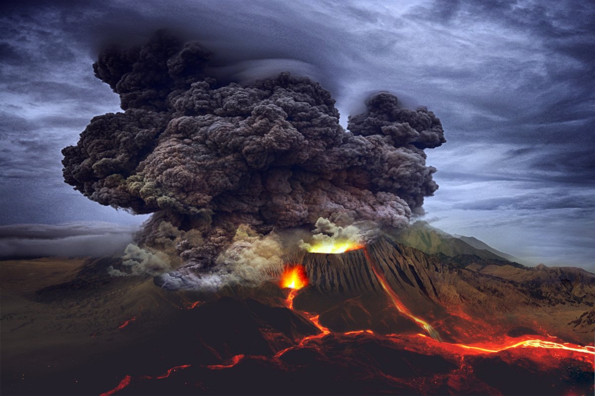 令人震撼的火山喷发图片