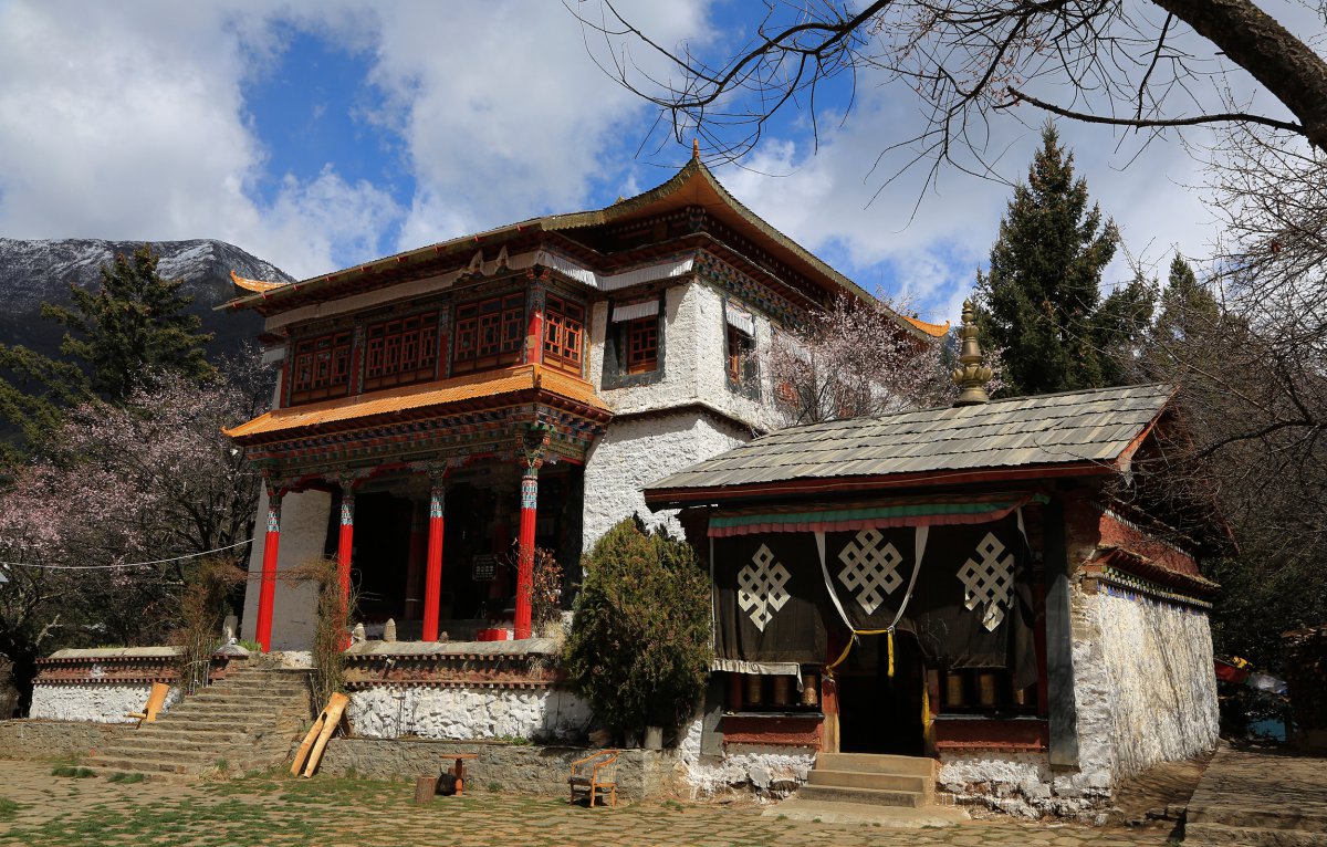 西藏措宗寺风景图片