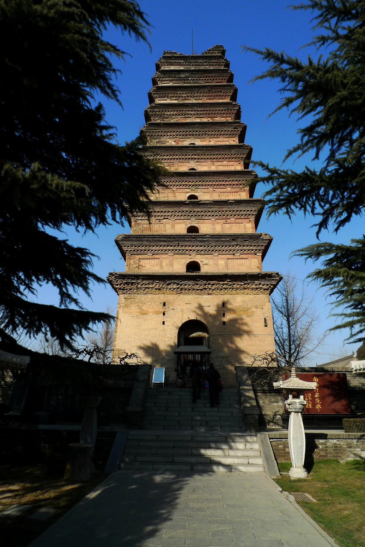 陝西西安香積寺風景圖片