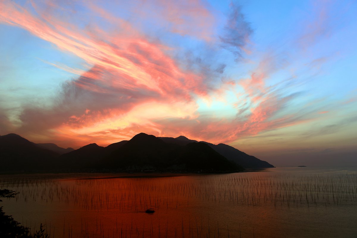 福建霞浦晨曦風景圖片,高清圖片