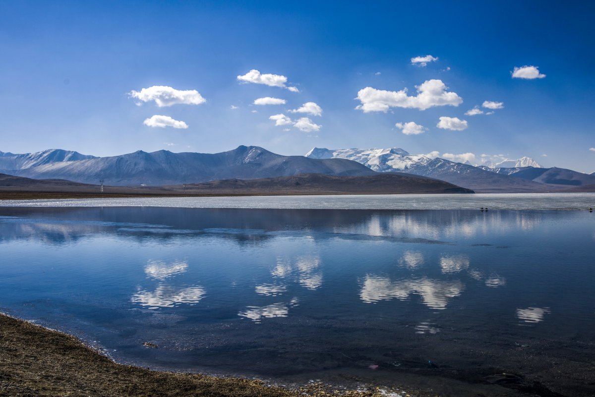 西藏普莫雍错风景图片,高清图片