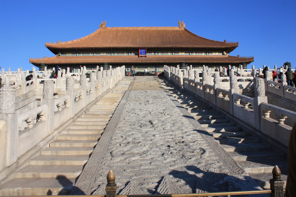 北京故宮建築風景圖片