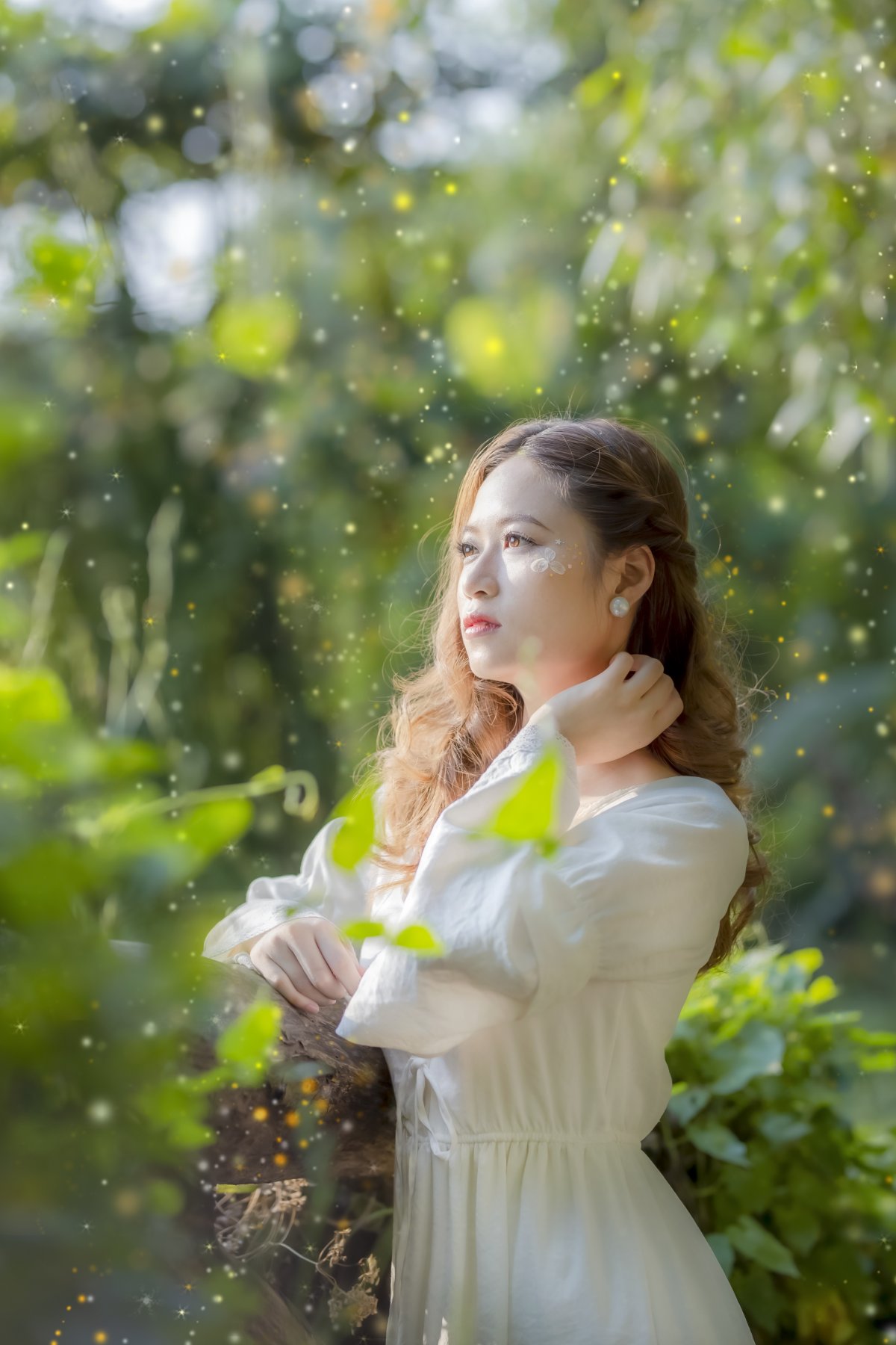 美女春天寫真照片