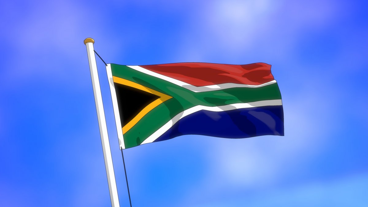 南非国旗图片,高清图片