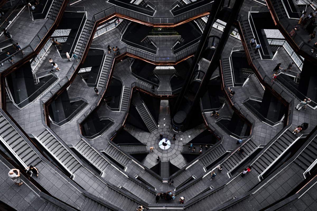 美国纽约哈德逊广场大松果图片