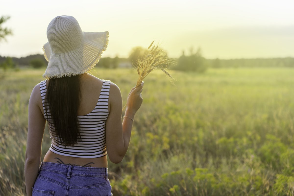 性感迷人牛仔美臀美女背影图片