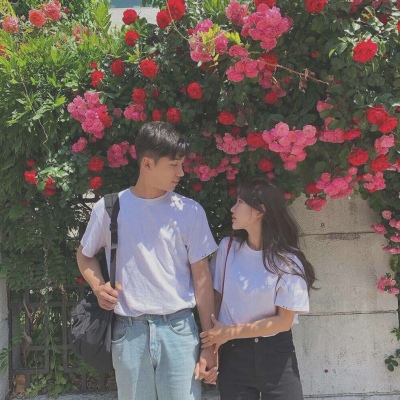 情侣头像真人浪漫唯美一对2019