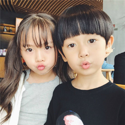 最新萌娃情侣头像一对两张