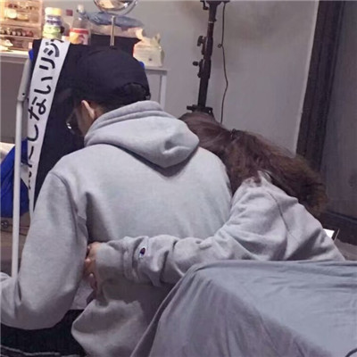 唯美小清新情侣背影头像大全