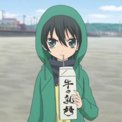 动漫卡通情侣头像一男一女呆萌可爱