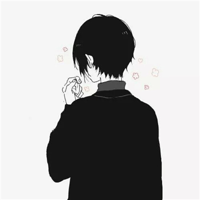 扣扣头像男生动漫黑白头像素描