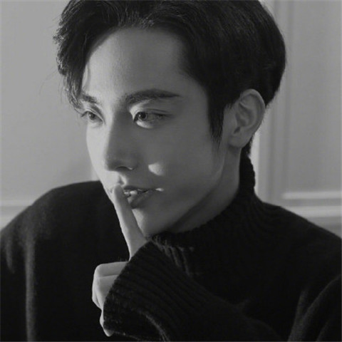 快手头像男生孤独黑白