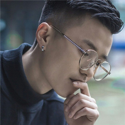 快手头像潮男戴眼镜文艺范,男生头像图片