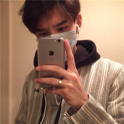男生手机控头像挡脸图片大全