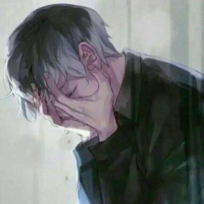 qq伤感头像男生冷淡二次元