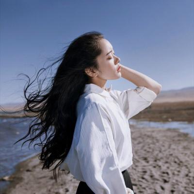 女神范十足的长发小清新头像,女生头像图片