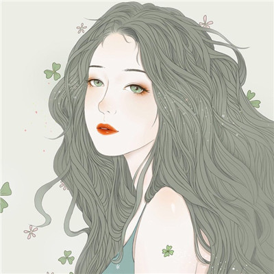 唯美小清新手绘女生头像