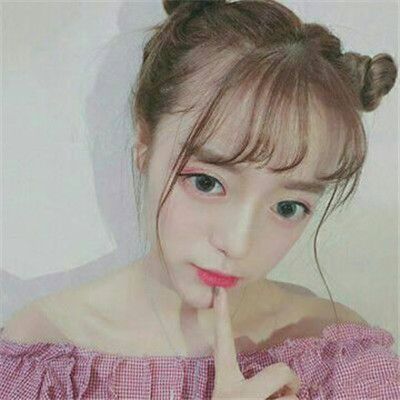 女生头像丸子头可爱萌萌哒,女生头像图片